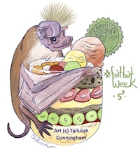 Chapin's Crested Bat and a Parfait