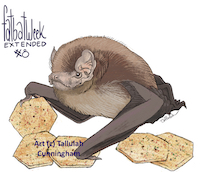 Southern Bentwing bat and BBQ Shapes
